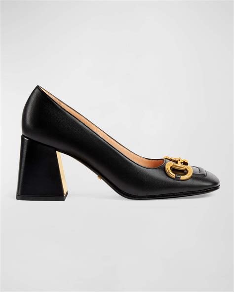 gucci sling pumps|gucci block heel pumps.